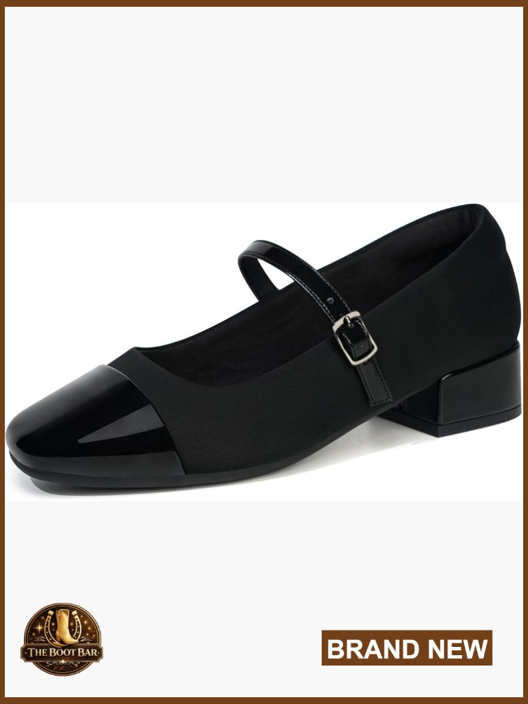 Orthopedic Mary Janes Pumps Low Chunky Heel Dress Shoes For Bunions